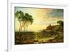 Sunset over Lake Thrasemine-Jasper Francis Cropsey-Framed Giclee Print