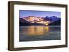 Sunset over Lake Wakatipu from Queenstown, Otago, South Island, New Zealand-Russ Bishop-Framed Photographic Print