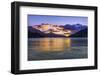 Sunset over Lake Wakatipu from Queenstown, Otago, South Island, New Zealand-Russ Bishop-Framed Photographic Print