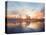 Sunset over Lake-Bruce Nawrocke-Stretched Canvas