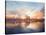 Sunset over Lake-Bruce Nawrocke-Stretched Canvas