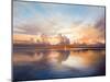 Sunset over Lake-Bruce Nawrocke-Mounted Premium Giclee Print