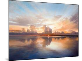 Sunset over Lake-Bruce Nawrocke-Mounted Art Print