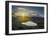 Sunset over Lava and Moss Landscape, Svinafellsjokull Glacier, Iceland-Arctic-Images-Framed Photographic Print