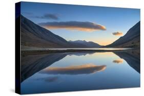 Sunset over Loch Etive, Argyll and Bute, Scotland, United Kingdom, Europe-John Potter-Stretched Canvas