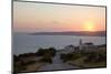 Sunset over Lourdata Bay, Monastery Prominent, Near Lourdata-Ruth Tomlinson-Mounted Photographic Print