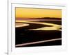 Sunset over Luskentyre Bay, at Low Tide, West Coast of South Harris, Outer Hebrides, Scotland, UK-Patrick Dieudonne-Framed Photographic Print