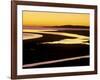 Sunset over Luskentyre Bay, at Low Tide, West Coast of South Harris, Outer Hebrides, Scotland, UK-Patrick Dieudonne-Framed Photographic Print