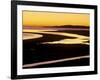 Sunset over Luskentyre Bay, at Low Tide, West Coast of South Harris, Outer Hebrides, Scotland, UK-Patrick Dieudonne-Framed Photographic Print