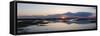 Sunset over Marshes of Chichester Harbour on a Very Still Evening, West Sussex, England, UK, Europe-Giles Bracher-Framed Stretched Canvas