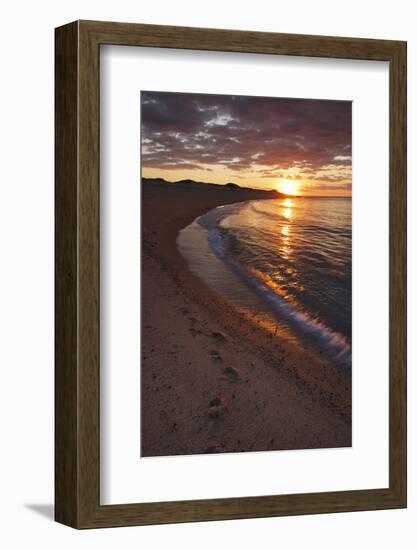 Sunset over Meadow Beach, Cape Cod National Seashore, Massachusetts-Jerry & Marcy Monkman-Framed Photographic Print