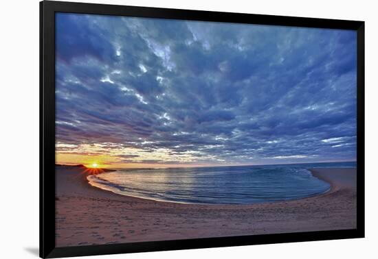 Sunset over Meadow Beach, Cape Cod National Seashore, Massachusetts-Jerry & Marcy Monkman-Framed Photographic Print