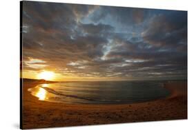 Sunset over Meadow Beach, Cape Cod National Seashore, Massachusetts-Jerry & Marcy Monkman-Stretched Canvas