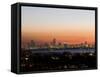 Sunset Over Miami, Florida, USA-Angelo Cavalli-Framed Stretched Canvas