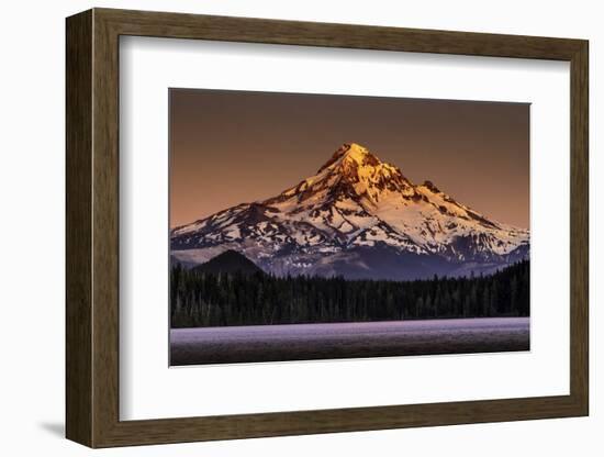 Sunset over Mount Hood, Oregon, USA-Art Wolfe-Framed Photographic Print