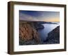 Sunset Over Nordkapp, North Cape, Mageroya Mahkaravju Island, Norway-Gary Cook-Framed Photographic Print