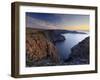 Sunset Over Nordkapp, North Cape, Mageroya Mahkaravju Island, Norway-Gary Cook-Framed Photographic Print