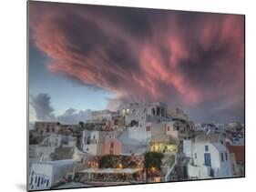 Sunset over Oia, Santorini, Greece-Darrell Gulin-Mounted Photographic Print