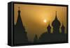 Sunset over Onion Domes, Suzdal, U.S.S.R., R.F.S.F.R., 1960S (Photo)-Dean Conger-Framed Stretched Canvas