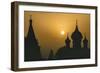 Sunset over Onion Domes, Suzdal, U.S.S.R., R.F.S.F.R., 1960S (Photo)-Dean Conger-Framed Giclee Print