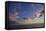 Sunset over Pacific Ocean, Dunedin, South Island, New Zealand.-David Wall-Framed Stretched Canvas