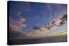 Sunset over Pacific Ocean, Dunedin, South Island, New Zealand.-David Wall-Stretched Canvas