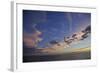 Sunset over Pacific Ocean, Dunedin, South Island, New Zealand.-David Wall-Framed Photographic Print