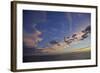 Sunset over Pacific Ocean, Dunedin, South Island, New Zealand.-David Wall-Framed Photographic Print