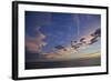 Sunset over Pacific Ocean, Dunedin, South Island, New Zealand.-David Wall-Framed Photographic Print