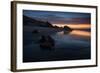 Sunset over Pedra Furada Rock Formation in Jericoacoara, Brazil-Alex Saberi-Framed Photographic Print