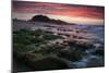 Sunset over Pedra Furada Rock Formation in Jericoacoara, Brazil-Alex Saberi-Mounted Photographic Print