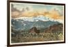 Sunset over Pike's Peak, Colorado-null-Framed Art Print