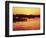 Sunset over Pond in Lake Woodruff National Wildlife Refuge-James Randklev-Framed Photographic Print