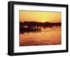 Sunset over Pond in Lake Woodruff National Wildlife Refuge-James Randklev-Framed Photographic Print