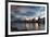 Sunset over Portland Willamette River-jpldesigns-Framed Photographic Print