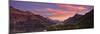 Sunset over Prince of Wales Hotel in Waterton Lakes National Park, Alberta, Canada-Panoramic Images-Mounted Photographic Print