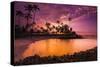 Sunset over Pu'Uhonua O Honaunau National Historic Park, Kona Coast, Hawaii-Russ Bishop-Stretched Canvas