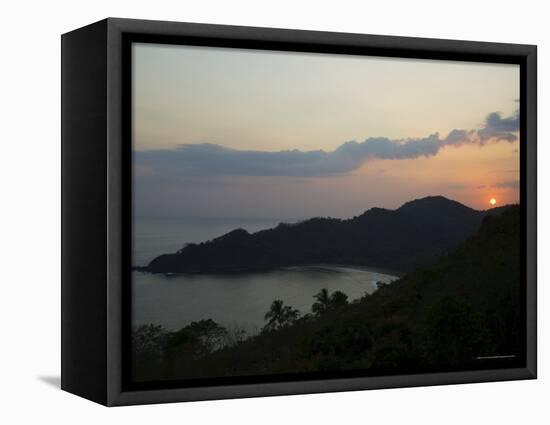 Sunset Over Punta Islita, Nicoya Pennisula, Costa Rica, Central America-R H Productions-Framed Stretched Canvas