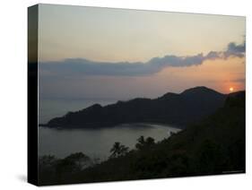 Sunset Over Punta Islita, Nicoya Pennisula, Costa Rica, Central America-R H Productions-Stretched Canvas