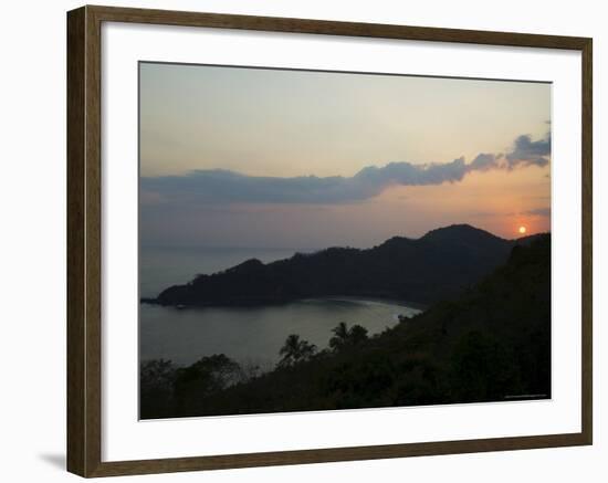 Sunset Over Punta Islita, Nicoya Pennisula, Costa Rica, Central America-R H Productions-Framed Photographic Print