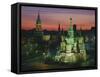 Sunset Over Red Square, the Kremlin, Moscow, Russia-D H Webster-Framed Stretched Canvas