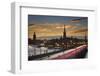 Sunset over Riddarholmen in Stockholm-Jon Hicks-Framed Photographic Print