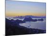 Sunset over Rio de Janeiro viewed from Parque da Cidade in Niteroi, Rio de Janeiro, Brazil, South A-Karol Kozlowski-Mounted Photographic Print