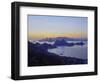 Sunset over Rio de Janeiro viewed from Parque da Cidade in Niteroi, Rio de Janeiro, Brazil, South A-Karol Kozlowski-Framed Photographic Print