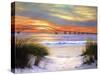Sunset over Robert Moses-Diane Romanello-Stretched Canvas