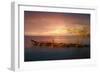 Sunset Over Rocky Jetty-Anthony Paladino-Framed Giclee Print