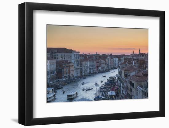 Sunset over rooftops, Venice, UNESCO World Heritage Site, Veneto, Italy, Europe-Frank Fell-Framed Photographic Print