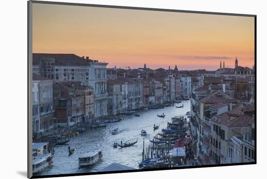 Sunset over rooftops, Venice, UNESCO World Heritage Site, Veneto, Italy, Europe-Frank Fell-Mounted Photographic Print