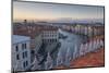 Sunset over rooftops, Venice, UNESCO World Heritage Site, Veneto, Italy, Europe,-Frank Fell-Mounted Photographic Print