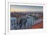 Sunset over rooftops, Venice, UNESCO World Heritage Site, Veneto, Italy, Europe,-Frank Fell-Framed Photographic Print